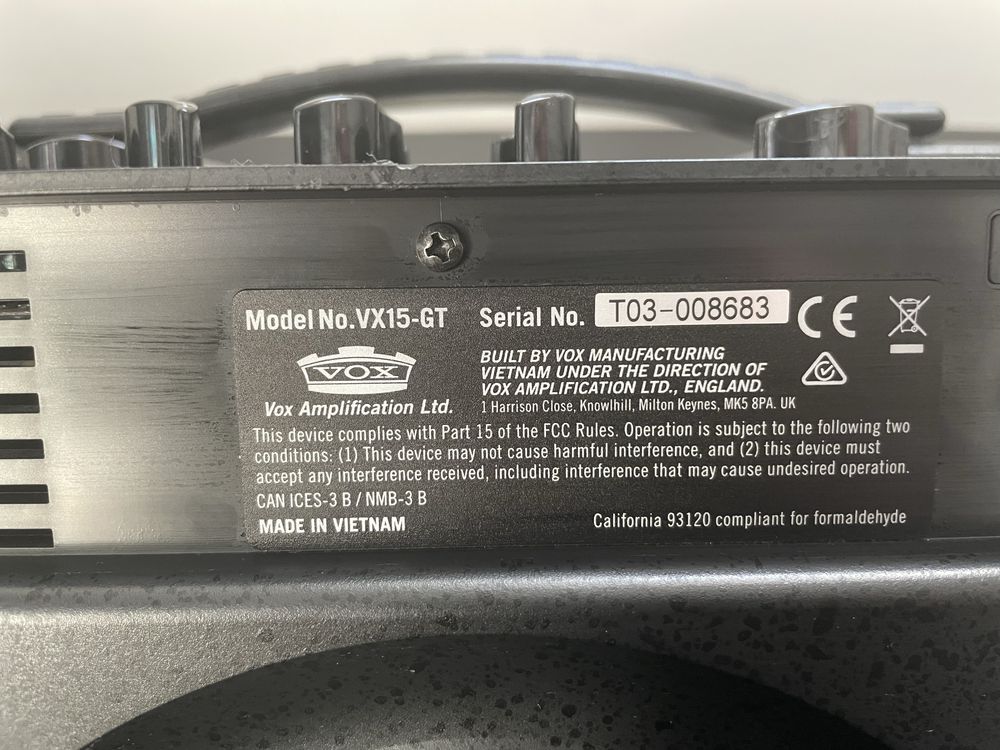 Vox VX15GT wzmacniacz combo