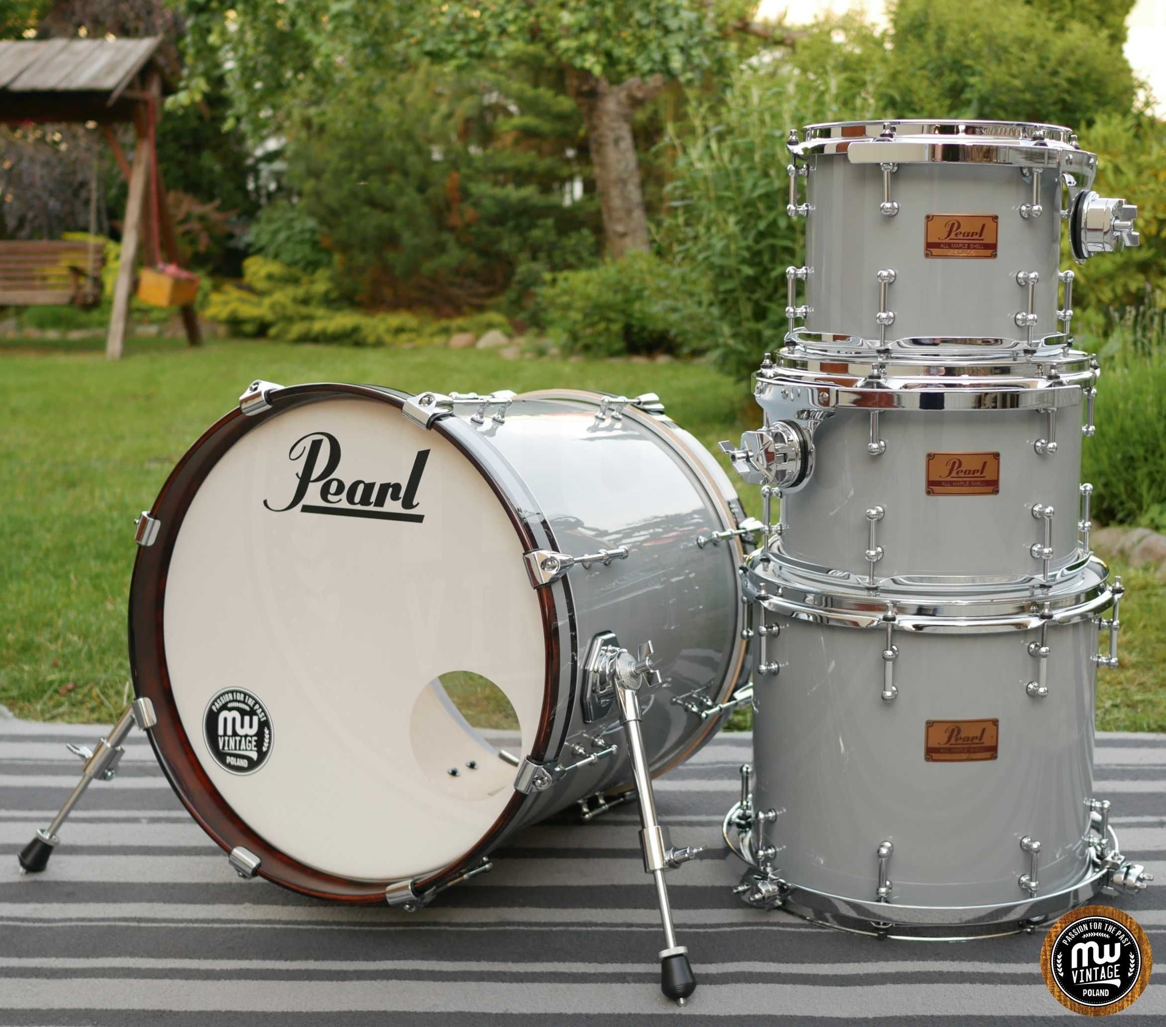 Perkusja Pearl ALL Maple Shell MLX Custom 18”, 10”, 12”, 14” Grey ‼️
