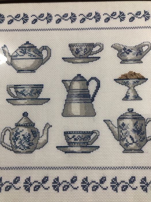 Quadro cozinha em ponto de cruz