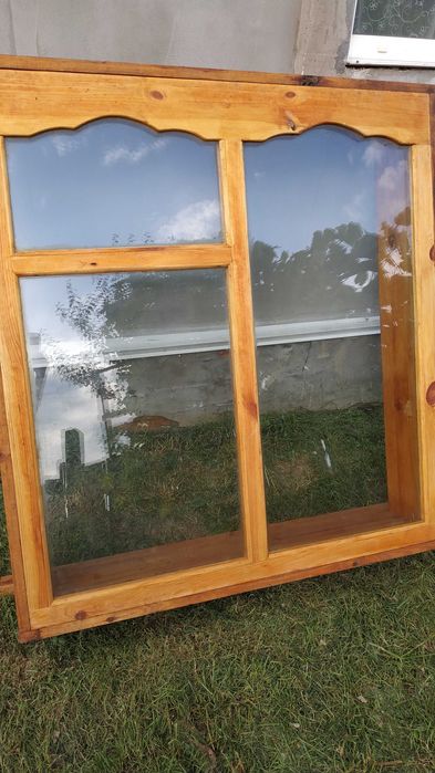 Окна деревянные новые двойные стекла.