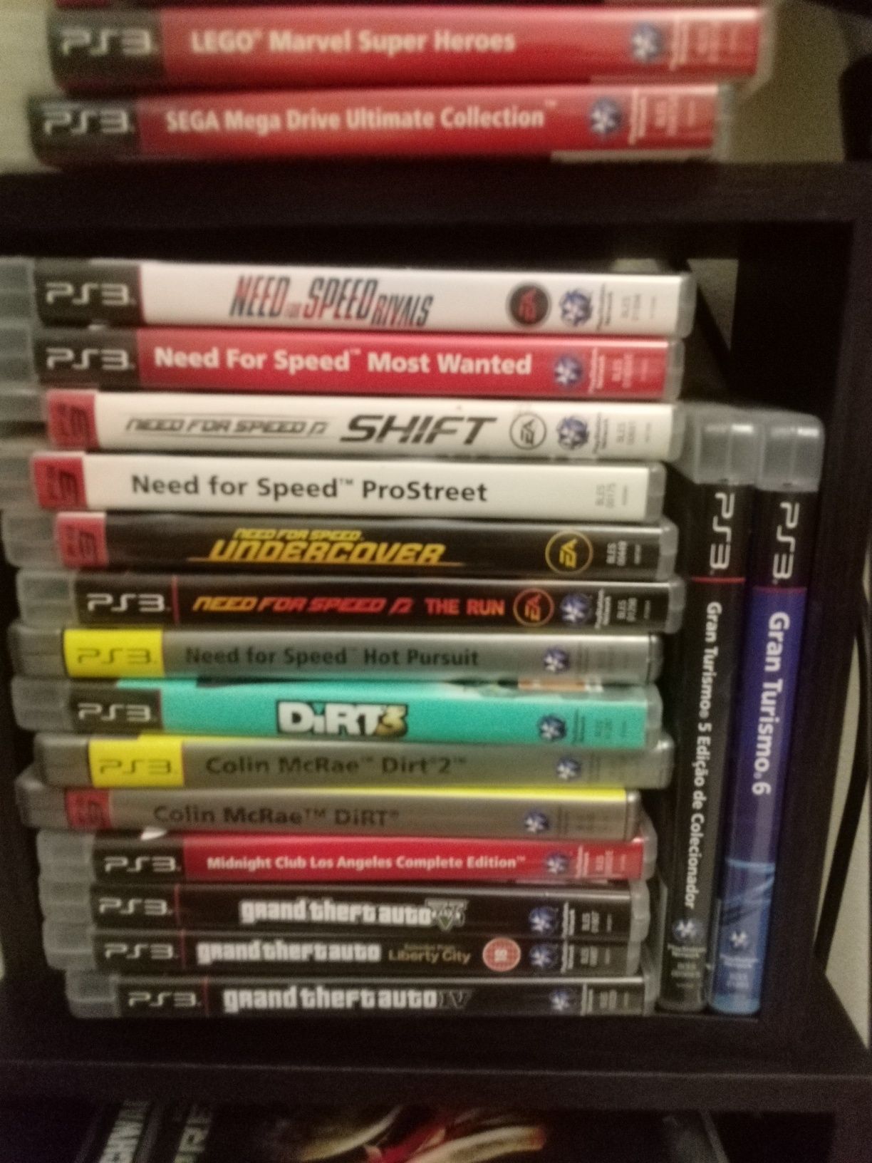 PS3 com muito jogos