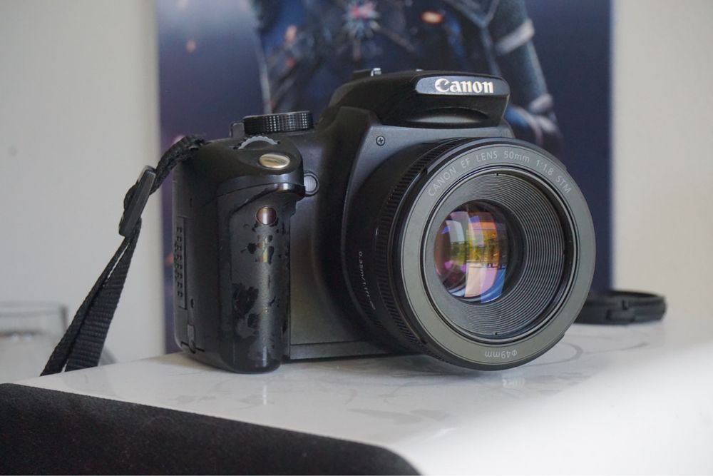 Canon EOS 350D + 2 obiektywy + akcesoria – idealny zestaw na start!