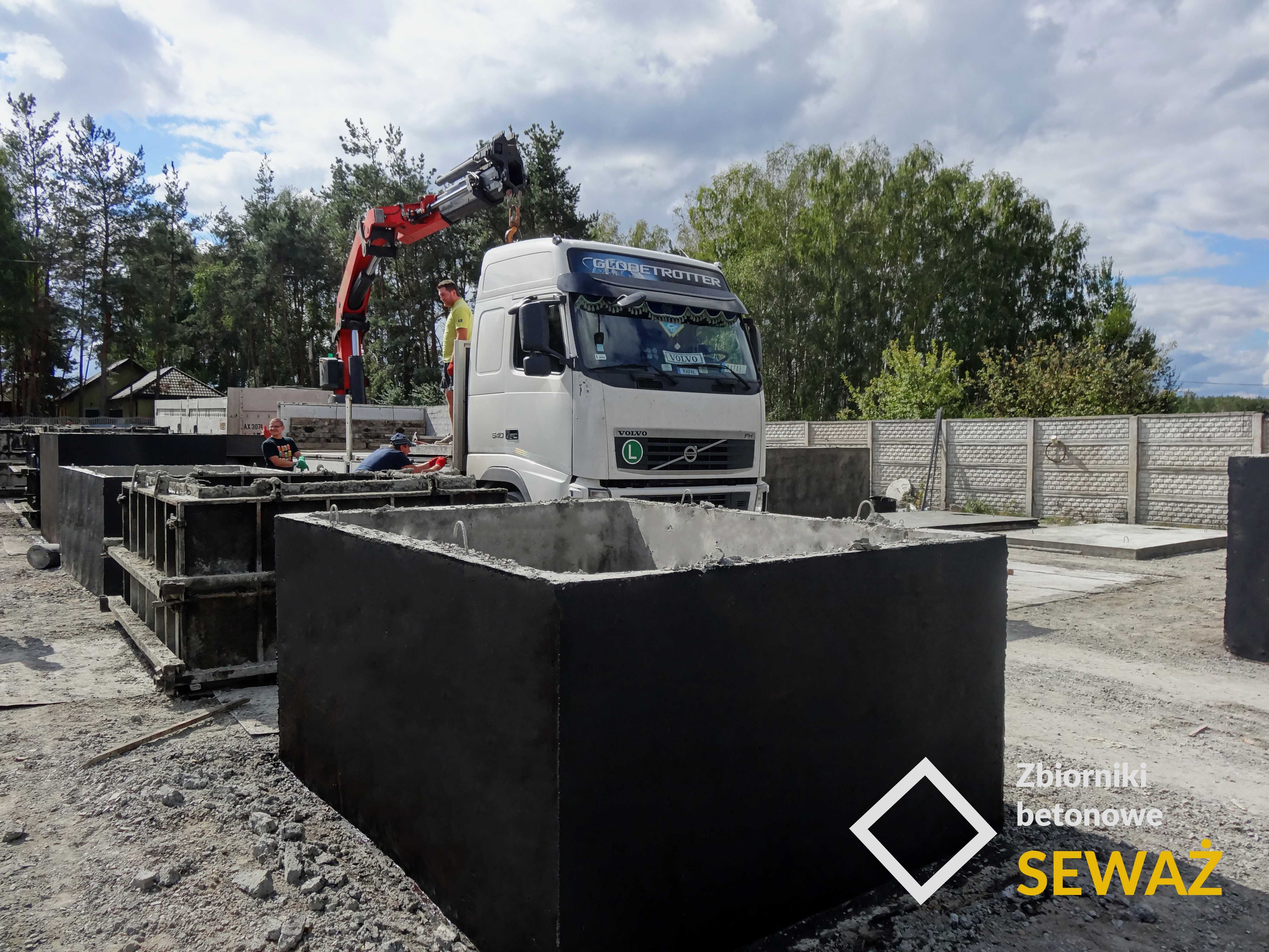 Szambo / Zbiornik betonowy 8m3 - Atest PZH, Aprobata ITB, TANIO