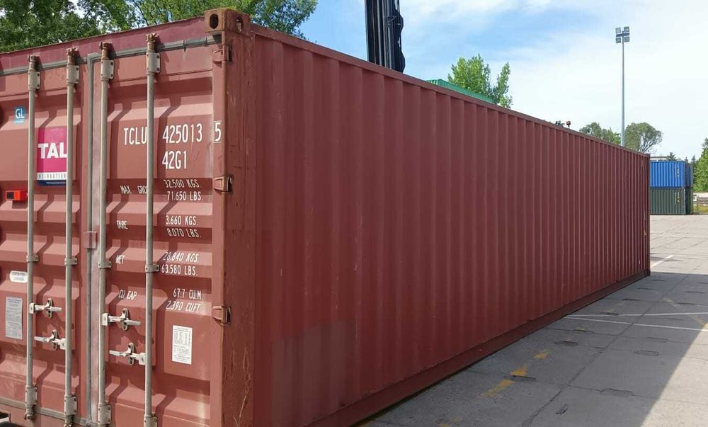 Kontener Morski 40HC Transport Rozładunek