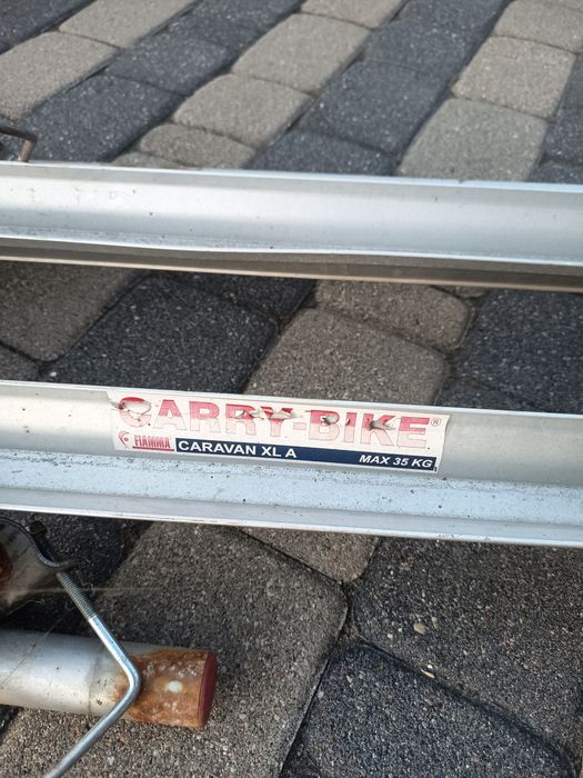 Bagażnik rowerowy na dyszel przyczepy fiamma
