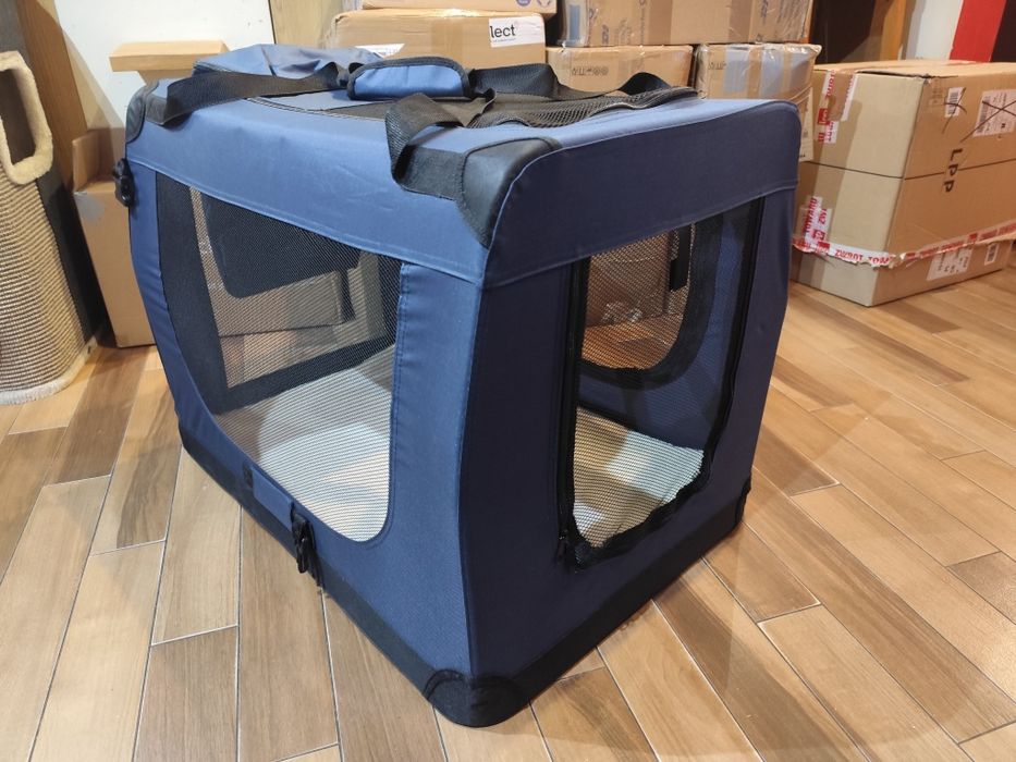 Materiałowy transporter dla psów 80x54x58 cm DROBNY DEFEKT