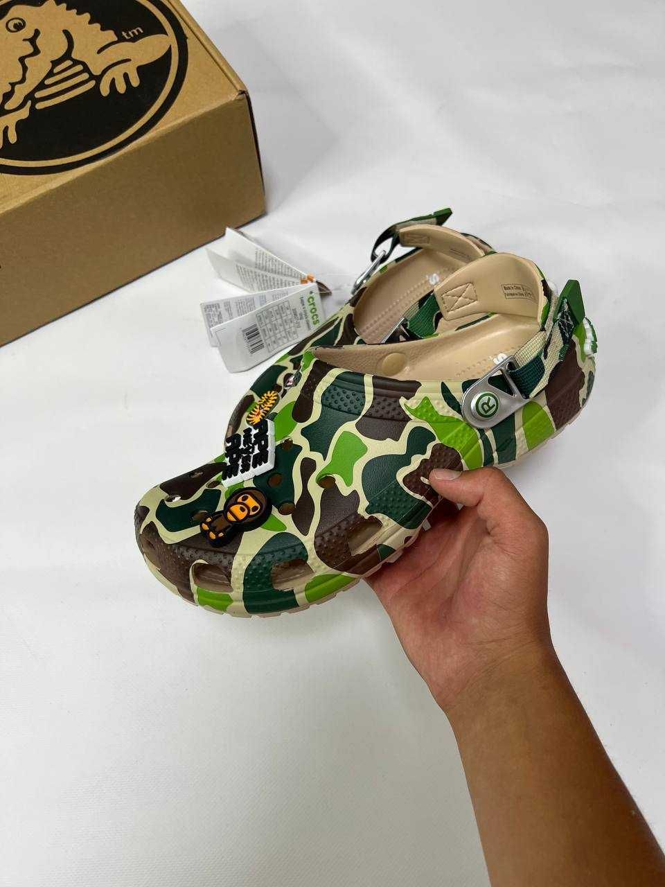 Тапочки Crocs x Bape ОРИГИНАЛ