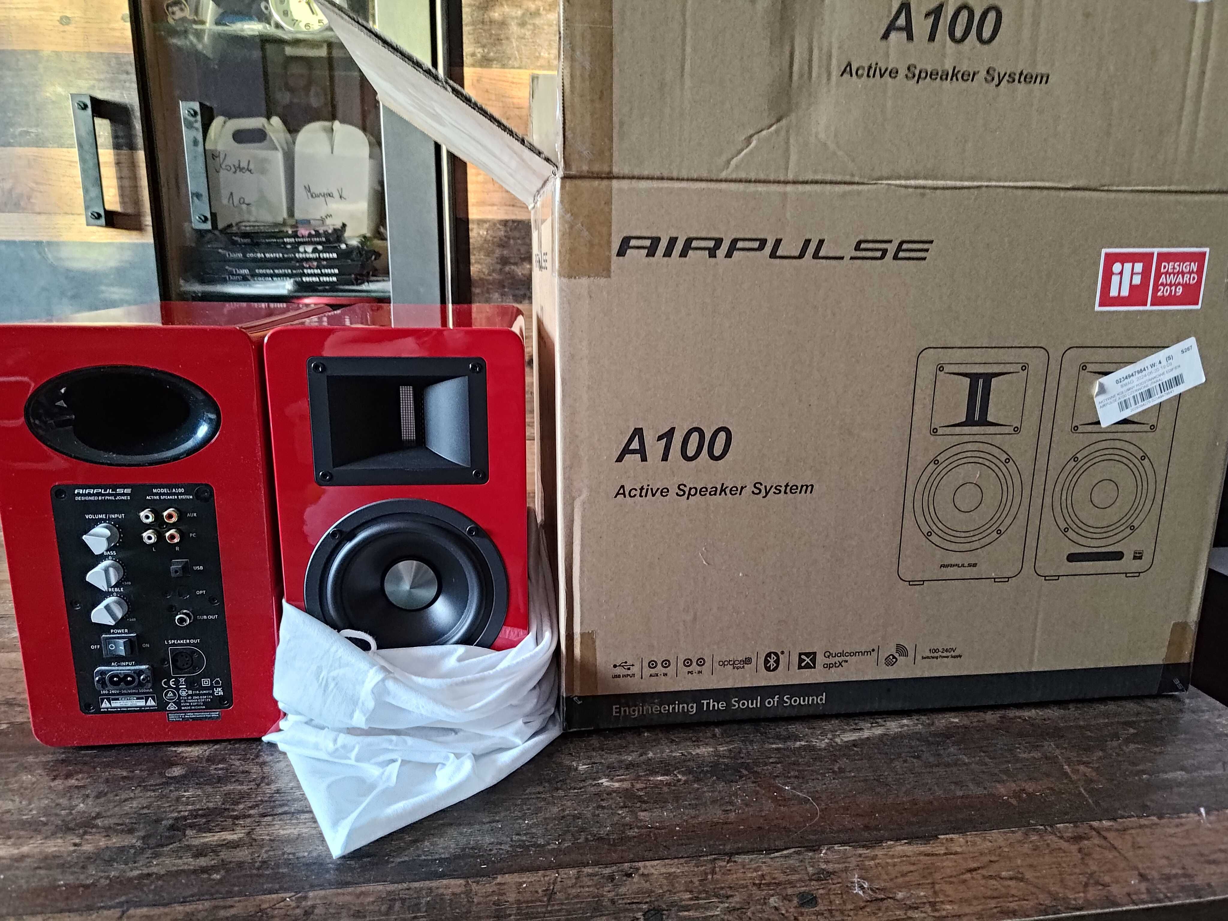 Głośniki Edifier Airpulse A100 Czerwone