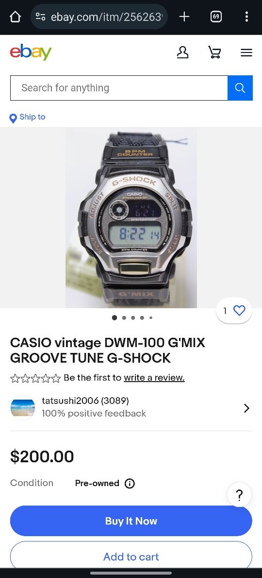 Original 100%! Casio G-SHOCK - як новий!