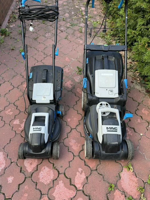 1 kosiarka MacAllister elektrycznA uszkodzona lub na części