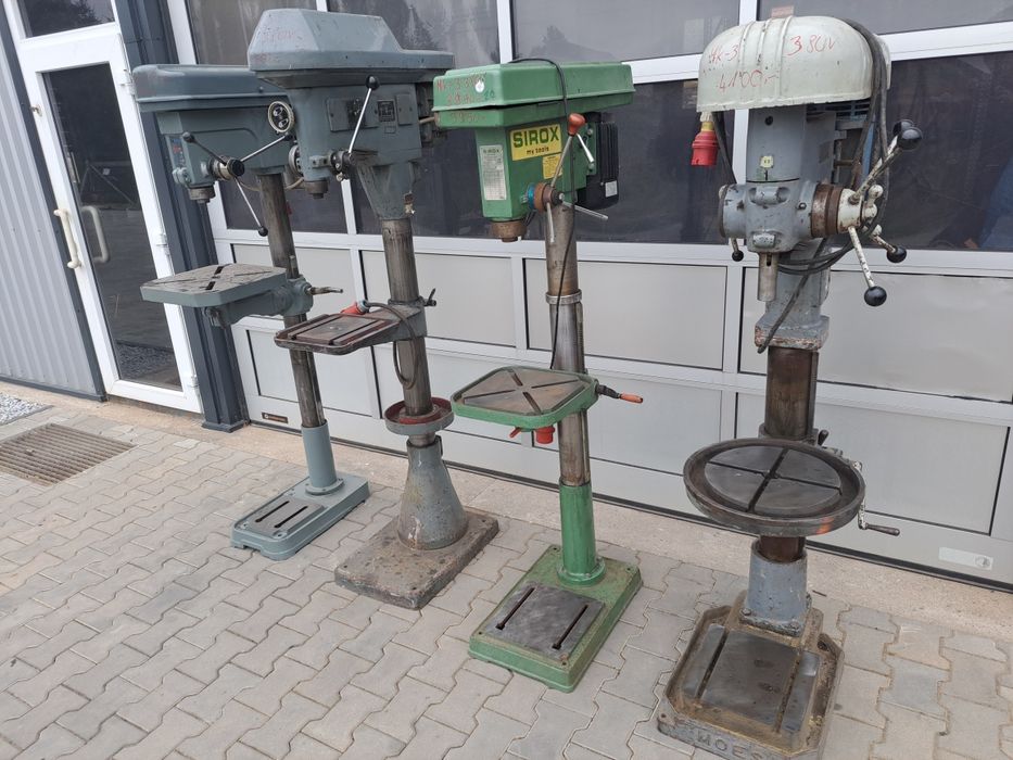 Wiertarka stolowa kolumnowa na siłę i na 220 V