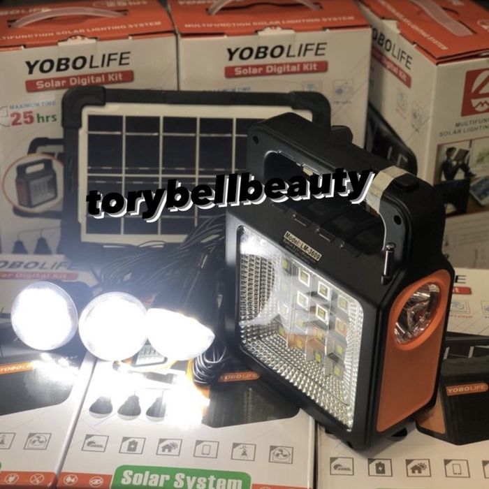 Качественная станция, фонарь Yobolife LM-3609 светильник, power bank