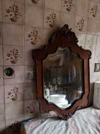 Espelho de madeira