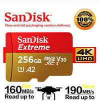 100% оригинальная карта памяти SanDisk Extreme microSDXC UHS-I 25