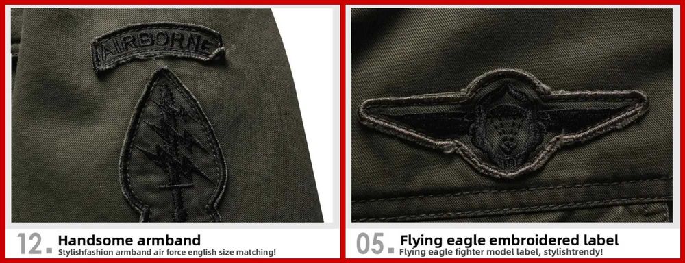 Мужская демисезонная куртка в стиле милитари / теплая зимняя куртка.