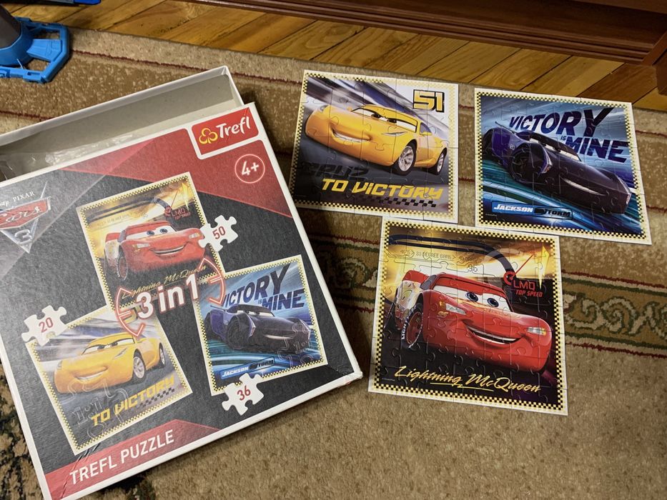 Пазли тачки 4+