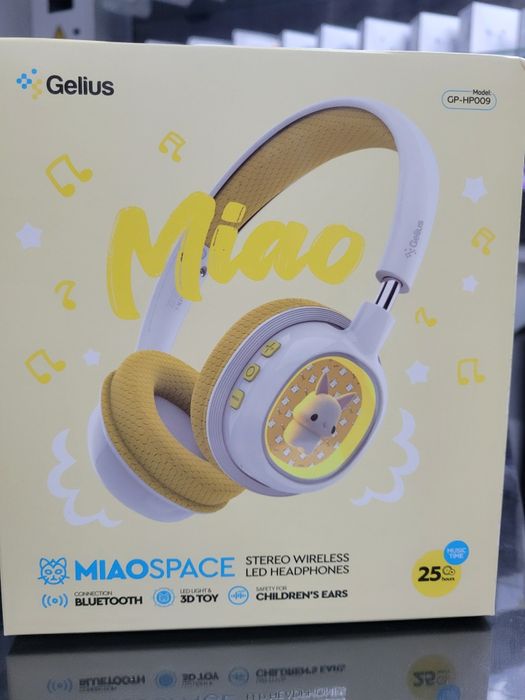Бездротові навушники для дітей Gelius Miao|новинка 2025