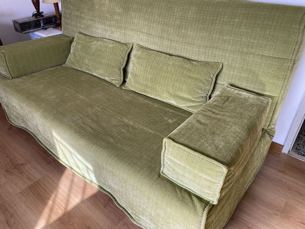 Sofa cama - verde Ikea