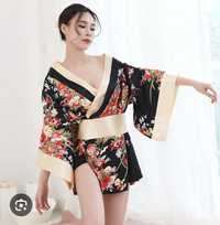 damski szlafrok nocny.kimono w stylu azjatyckim.
damski szlafrok nocny