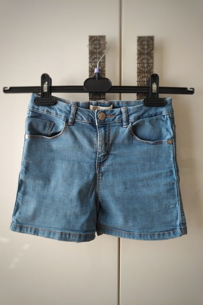 Krótkie spodenki jeansowe dla dziewczynki Zara 9-10 lat