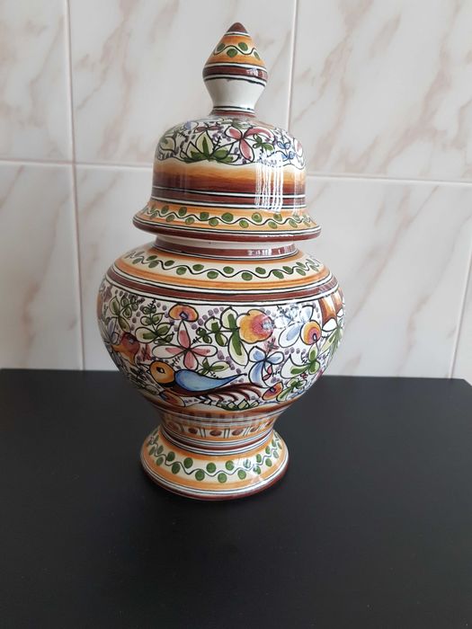 Jarrão pintado à mão