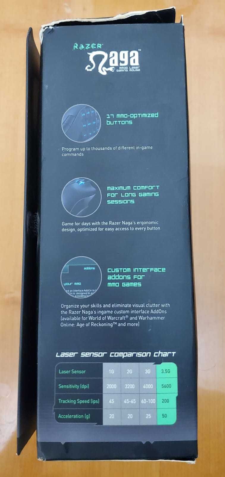 Миша Razer Naga MMOG 17 buttons