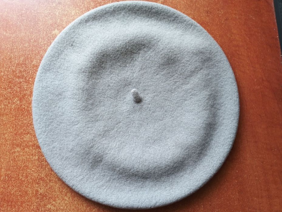 Beret damski - szary