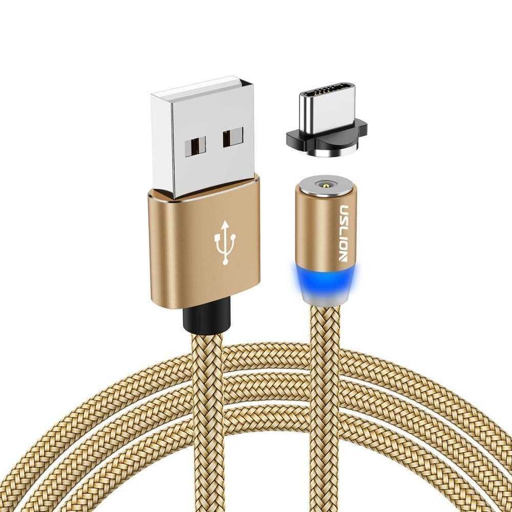 Магнітний кабель шнур зарядка 2 метра (micro usb /type-c)