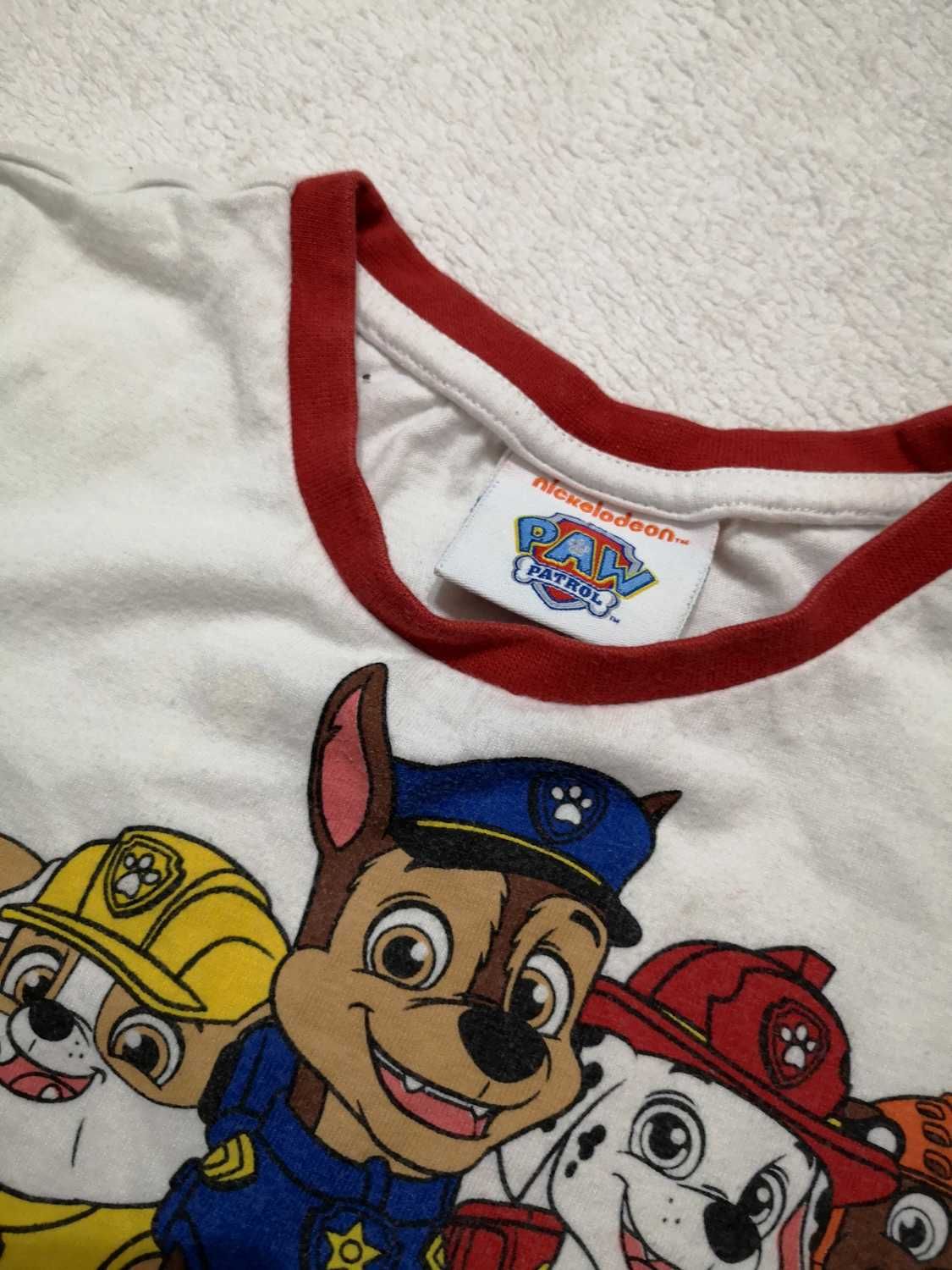 T-shirt koszulka chłopięca 98 104 Paw Psi Patrol z krótkim rękawem