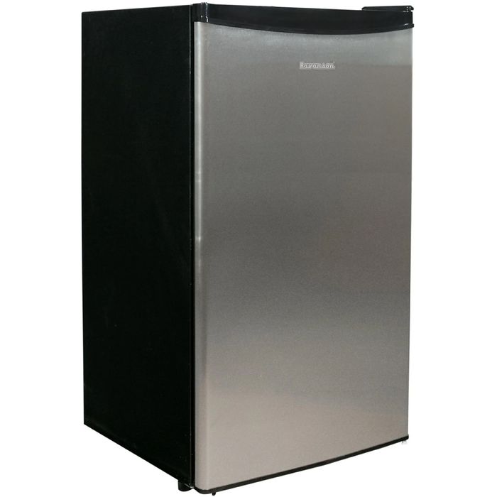 Chłodziarko-zamrażarka RAVANSON LKK-90ES 83cm Srebrno-czarny