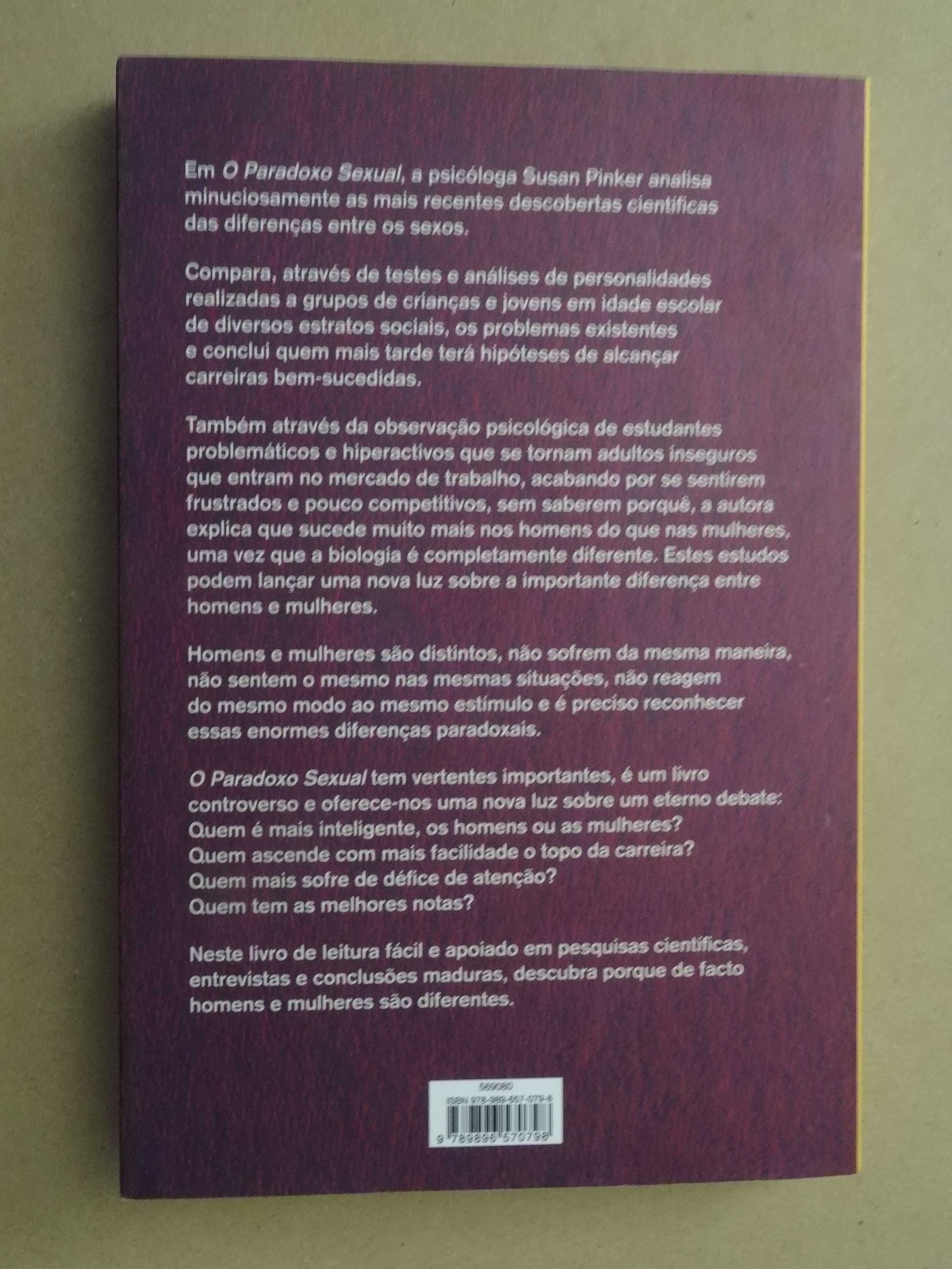 O Paradoxo Sexual de Susan Pinker - 1ª Edição