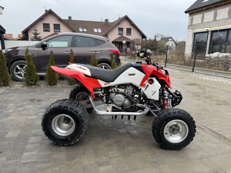 Polaris Outlaw 450 MXR Homologacja L7e Yoshimura
