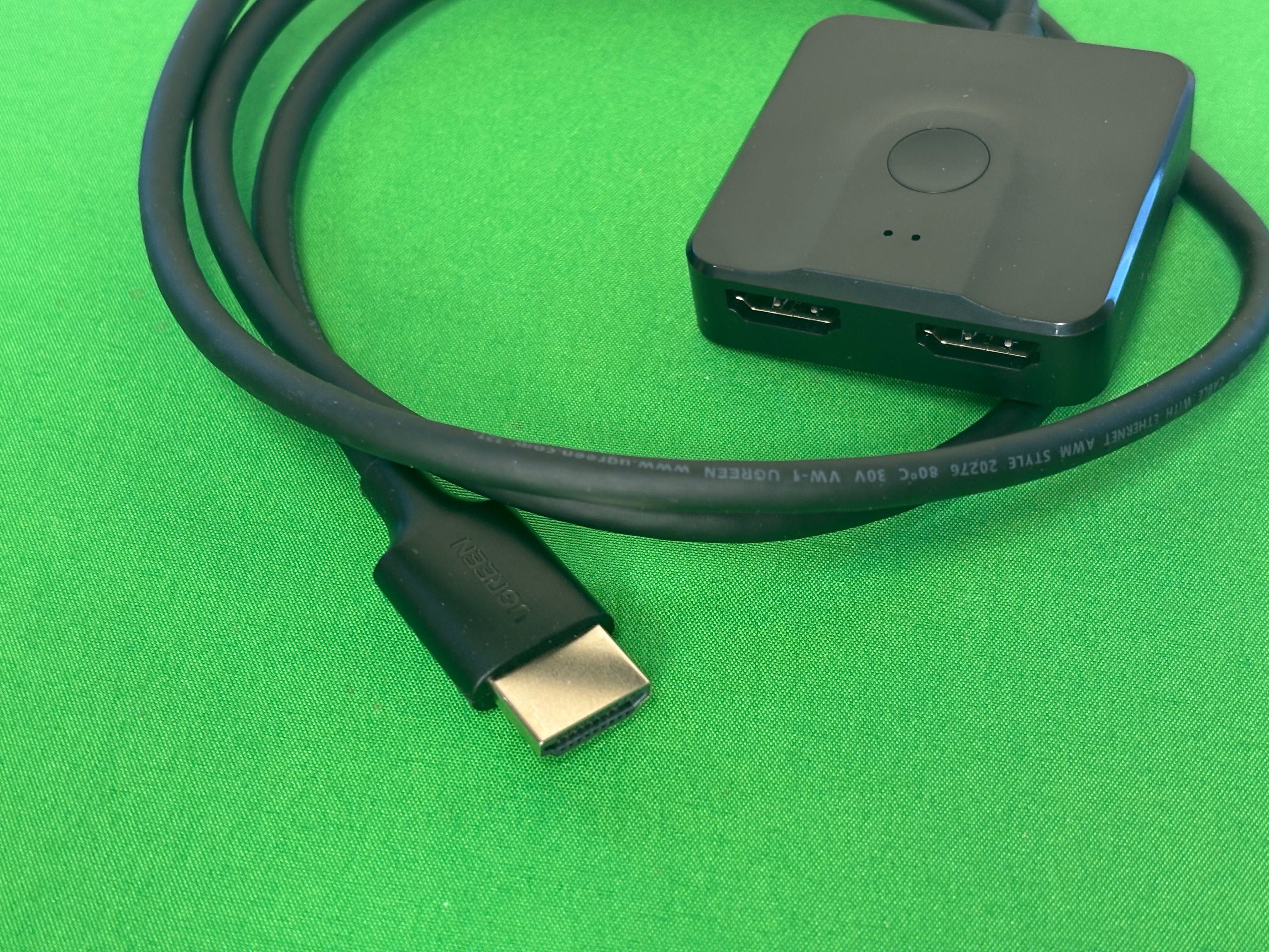 Сплітер Ugreen HDMI 2.0 двоспрямований перемикач switch