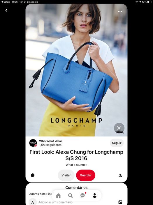 Mala longchamp original