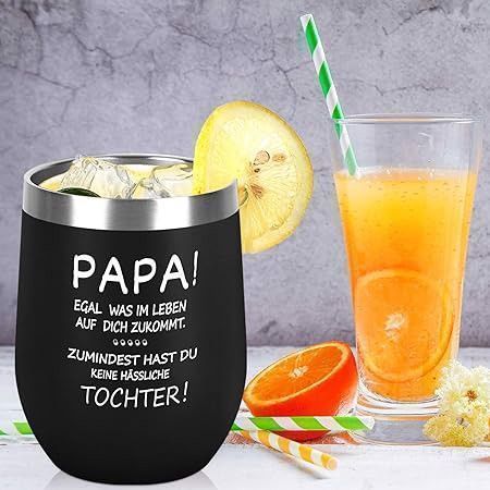 Kubek termiczny ze słomką 350ml czarny j.niemiecki