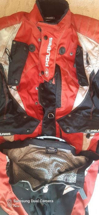 мотоформа мотокомбинезон polaris рост 180см разм 50 целый чистый