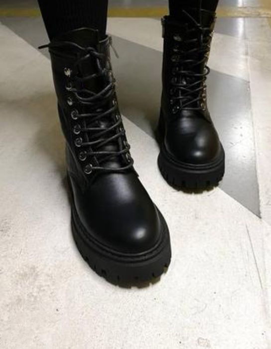 Берцы ботинки кожаные как Balenciaga