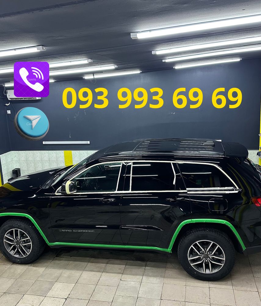 Полная полировка авто антихром линзы в авто детейлинг детейлинг салона