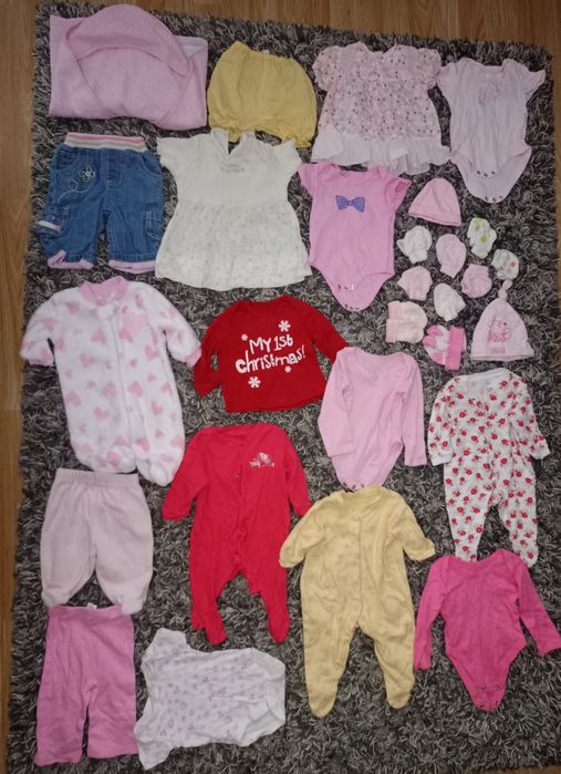 Ubranka dla dziewczynki 0-3m