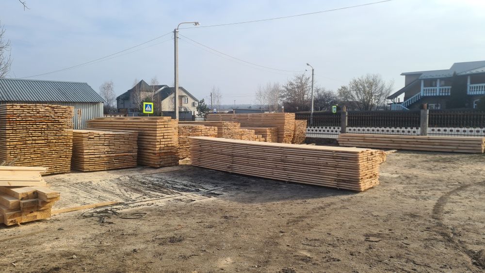 Пиломатеріал: Дошка, кроква, рейка, брус...