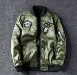 Kurtka bomberka vintage unisex sportowa wojskowa
