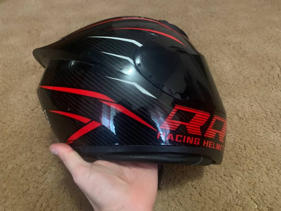 Продам мотошлем с гарнитурой