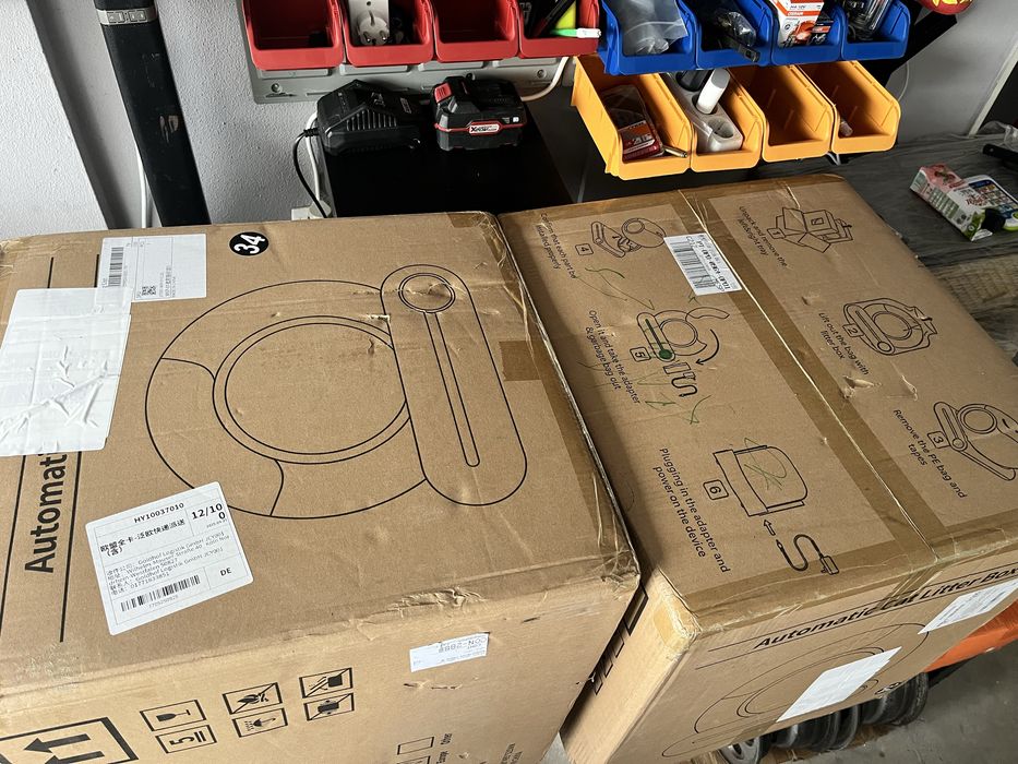 Caixa Areia gato Automatica NOVA + App