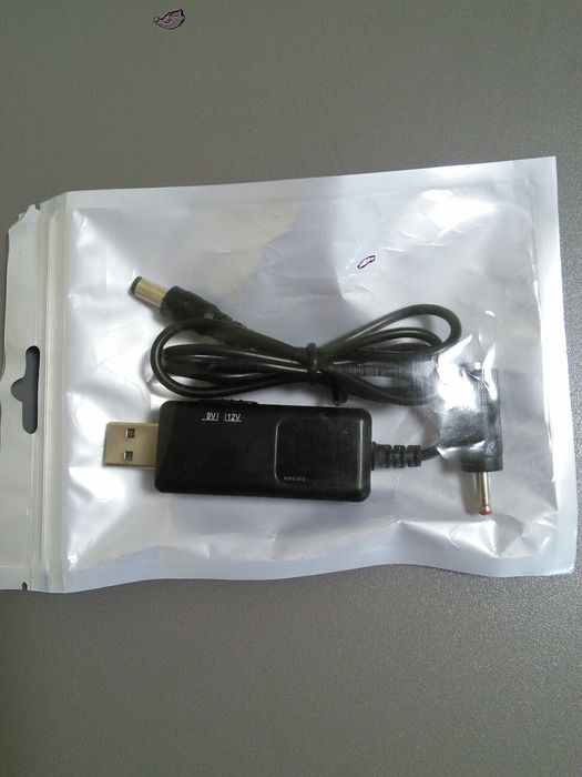 WiFi интернет без света.Кабель USB повышающий5V- 9V 12V для павербанка