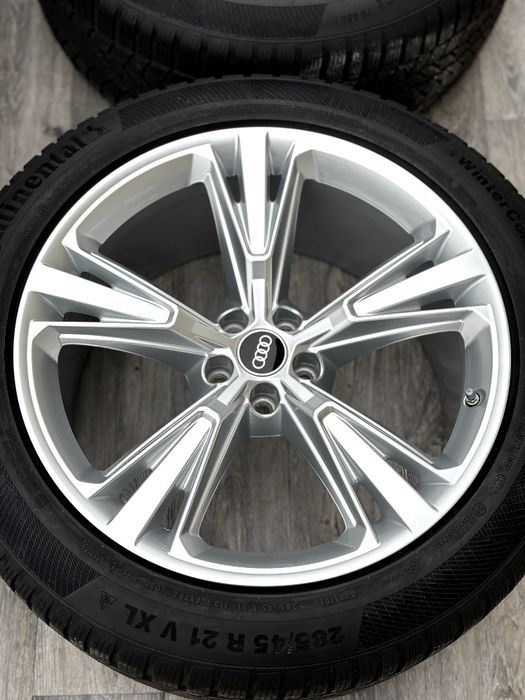 Колеса. Диски Ауді R21, 5/112. Audi Q8, Q7. 285/45/21 Continental
