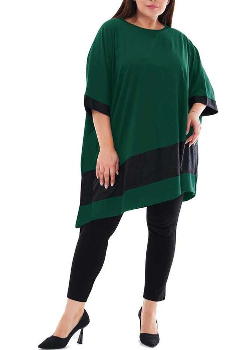 Elegancka modna tunika oversize plus size bawełna 4xl 5xl
