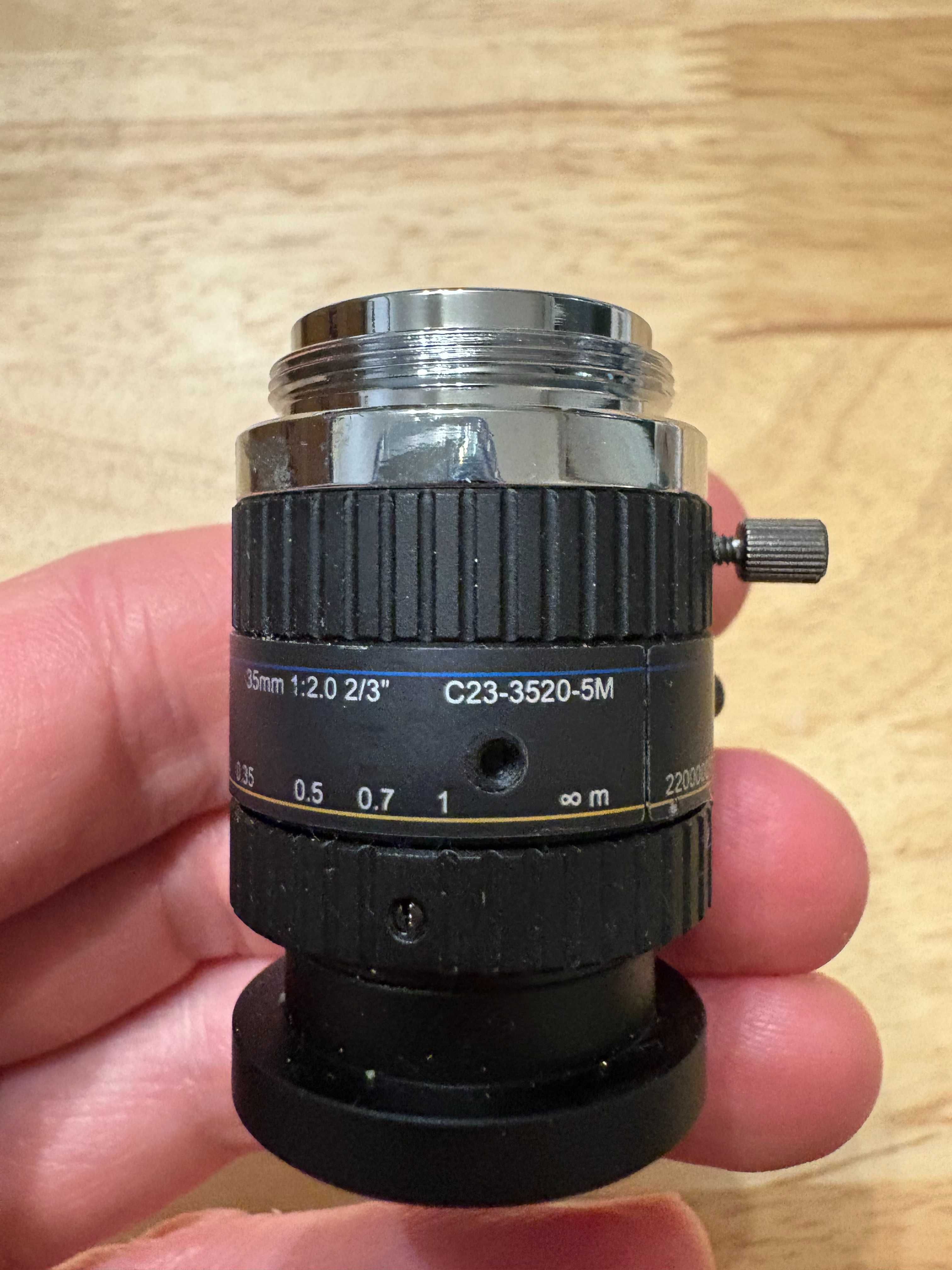 Obiektyw f35mm Basler do kamery przemysłowej