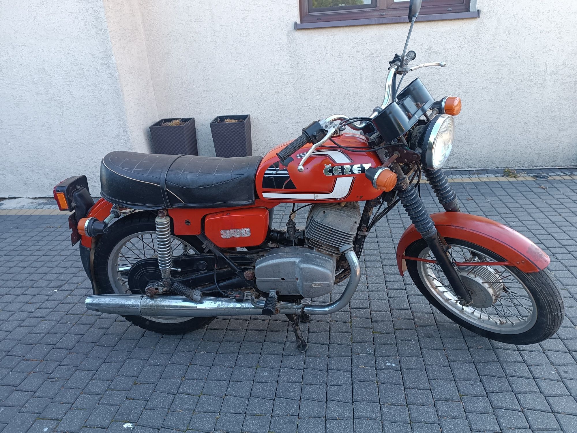 Cz350 Jawa zamiana zamienię motocykl quad cross prl auto bus