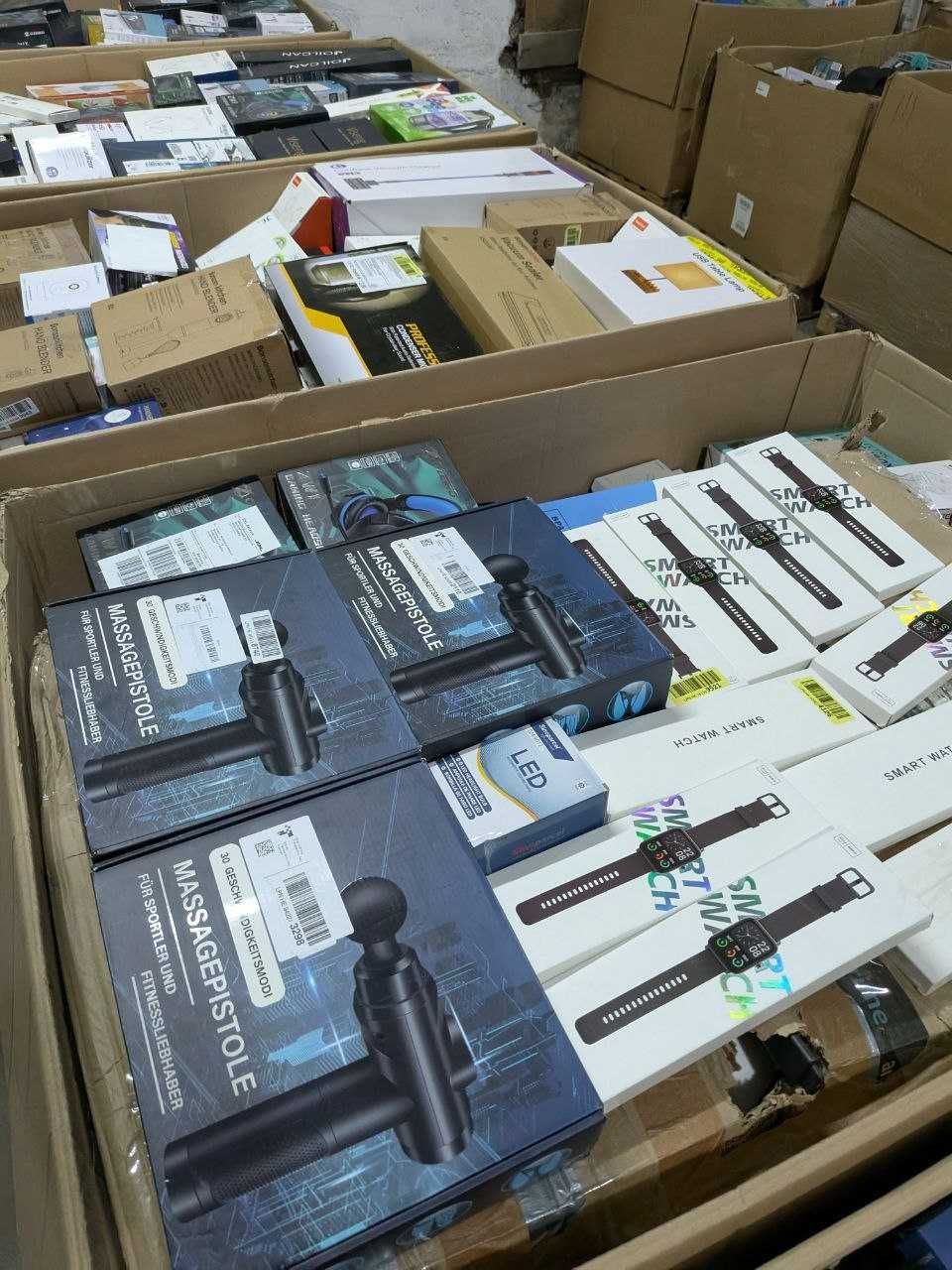 Розпродаж товарів з Amazon на вагу – палета під ключ! 154 кг