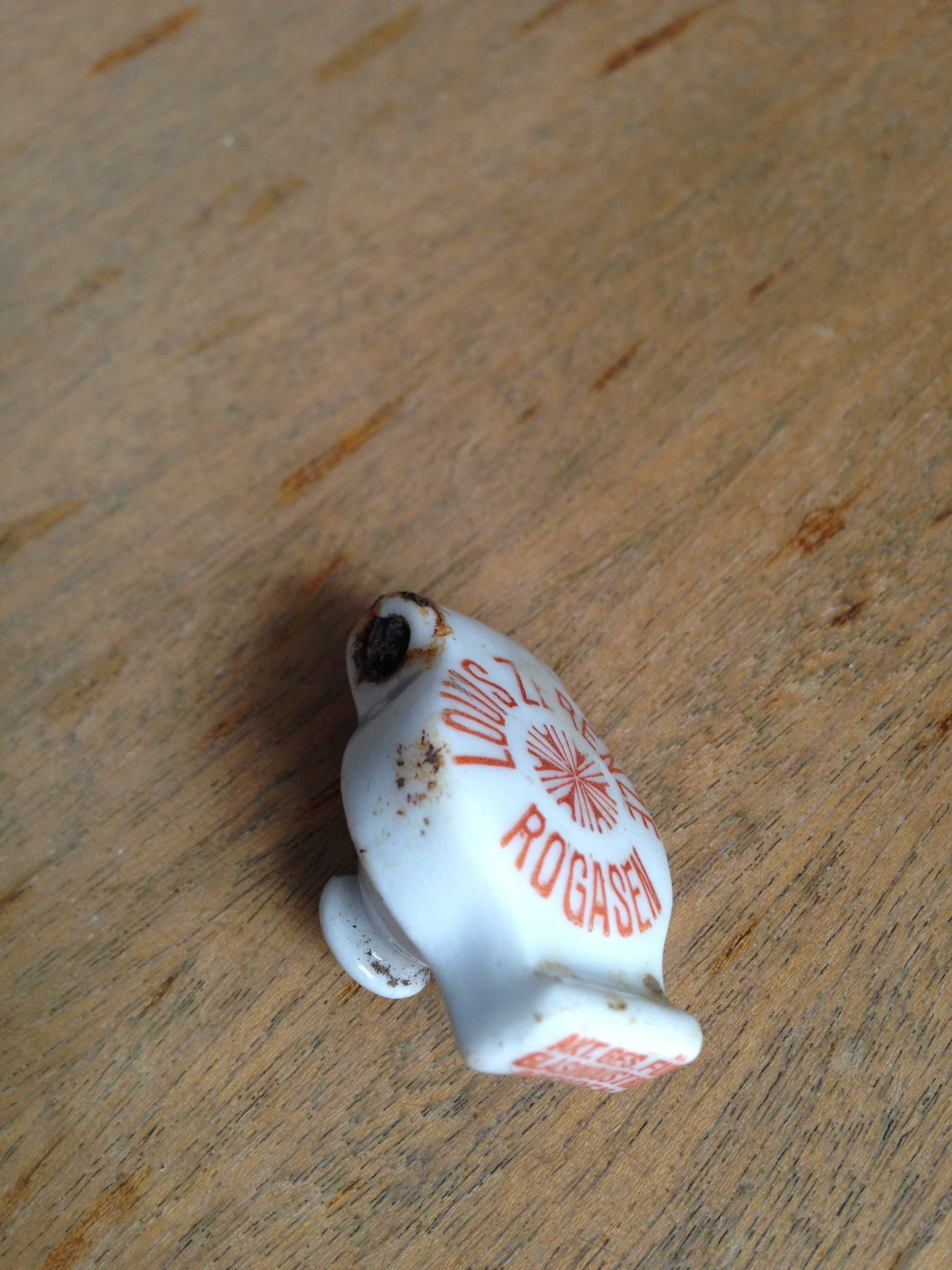 Stara porcelanka z butelki. Rogasen. (Rogoźno)